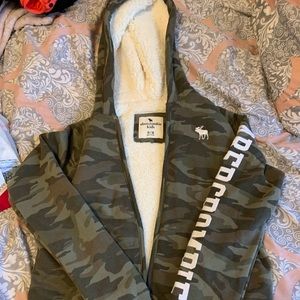 Kids Abercrombie&Fitch Sherpa lined jacket